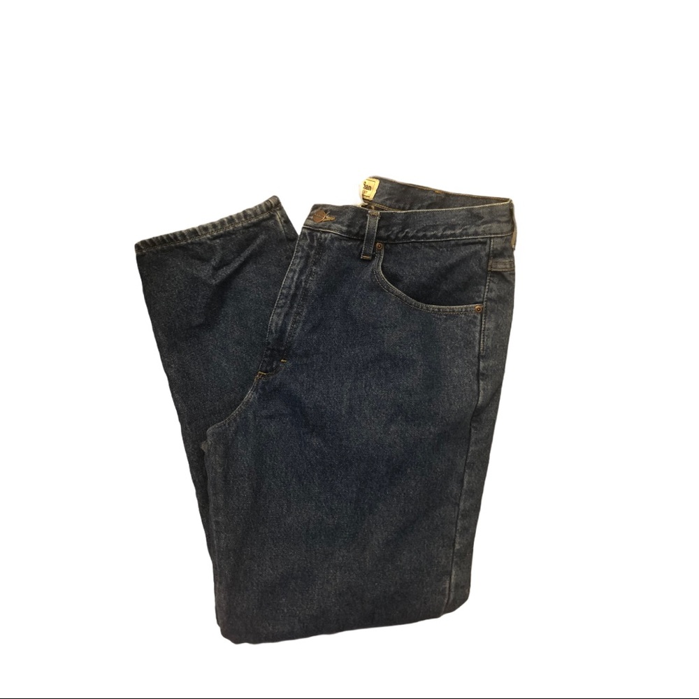 L.L. BEAN FLANNEL LINED JEANS 38X30‎